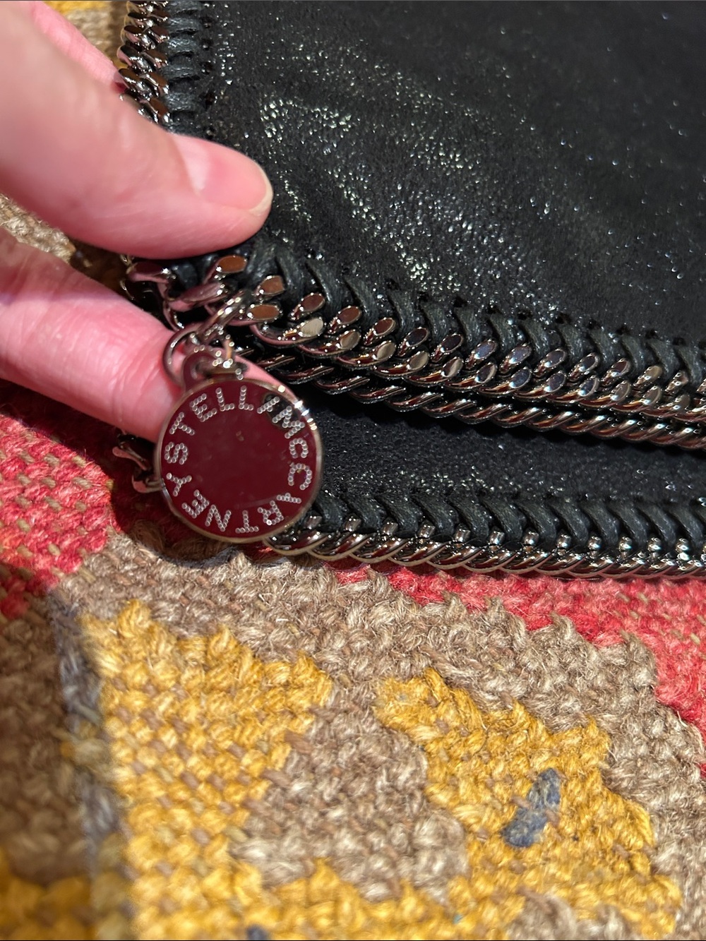 NWOT Stella McCartney Falabella shaggy deer clutch - Picture 4 of 11